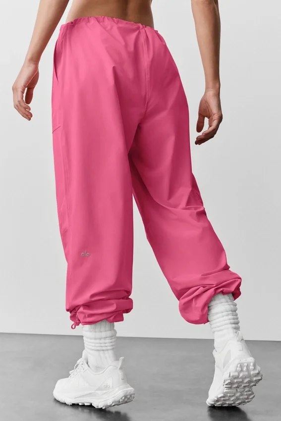 Pantaloni cargo Megastar a vita bassa - Rosa Paradiso