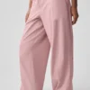Pantaloni cargo Megastar a vita bassa - Rosa vintage