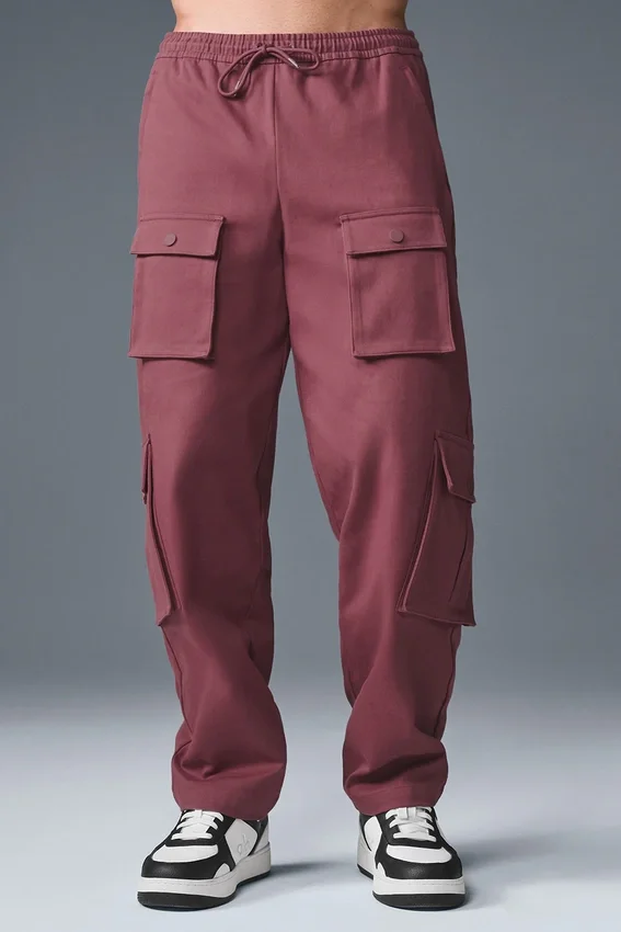 Pantaloni cargo Northstar - Borgogna tartufo