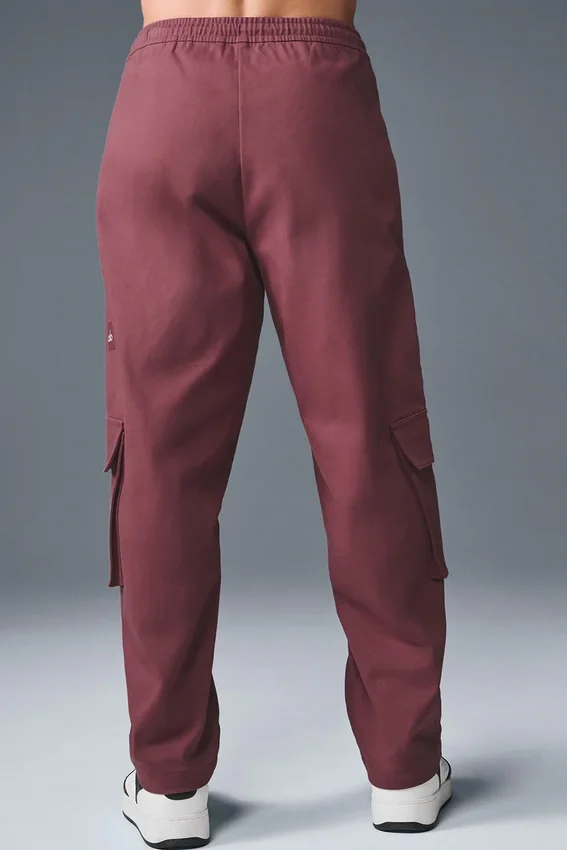 Pantaloni cargo Northstar - Borgogna tartufo