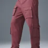 Pantaloni cargo Northstar - Borgogna tartufo