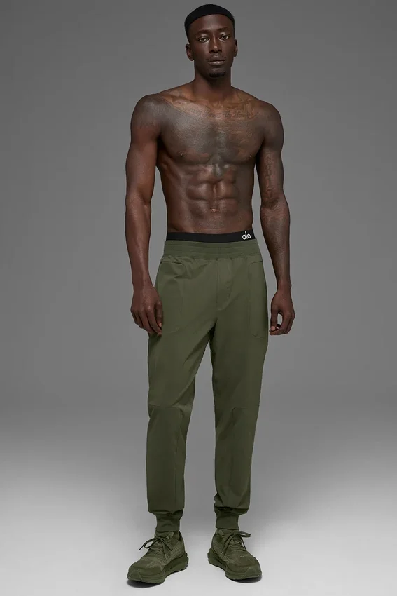Pantaloni Co-Op - Verde oliva