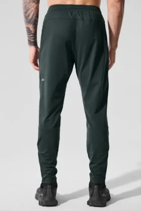 Pantaloni Conquer React Performance – Verde antracite