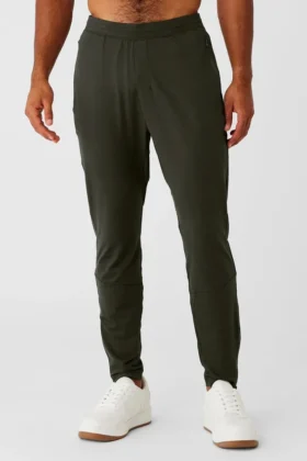 Pantaloni Conquer React Performance - Verde Stealth
