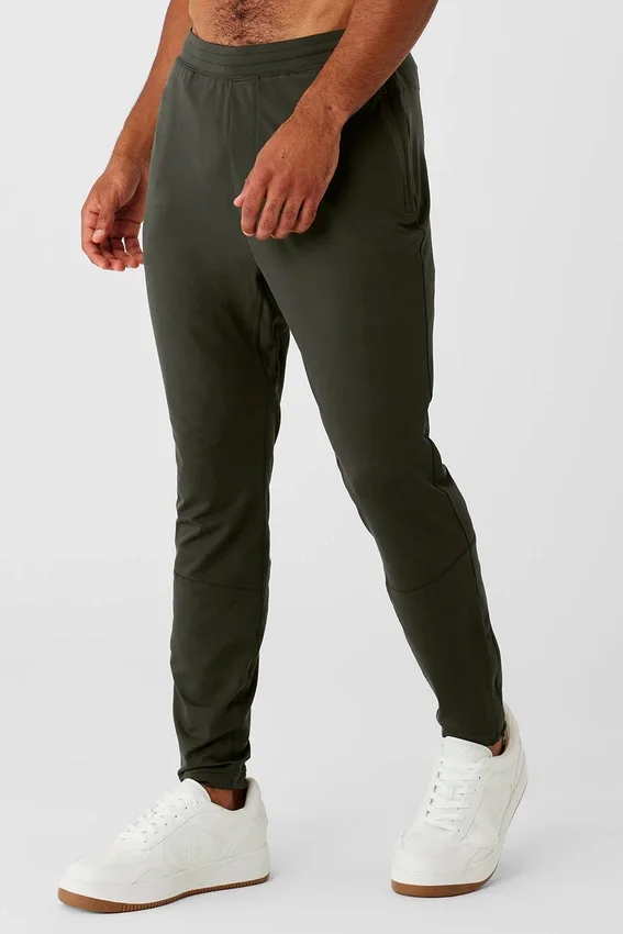 Pantaloni Conquer React Performance - Verde Stealth