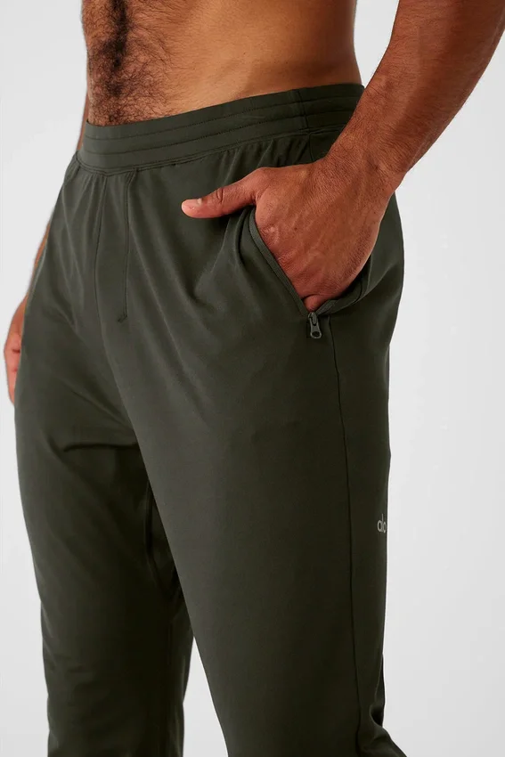 Pantaloni Conquer React Performance - Verde Stealth