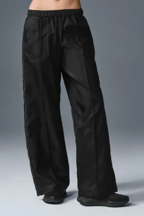 Pantaloni da allenamento a gamba larga Afterglow - Nero
