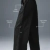 Pantaloni da allenamento a gamba larga Afterglow - Nero