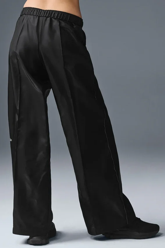 Pantaloni da allenamento a gamba larga Afterglow - Nero