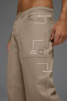 Pantaloni da carpentiere in tela di cotone – Gravel