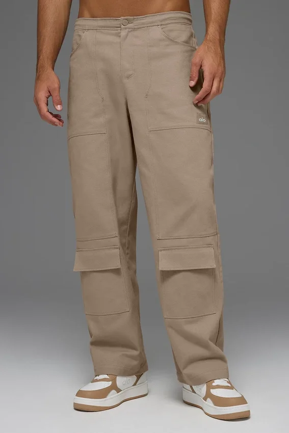 Pantaloni da carpentiere in tela di cotone - Gravel