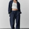 Pantaloni da completo (pantaloncini) - Blu navy