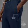 Pantaloni da jogging Conquer Max Performance - Blu navy