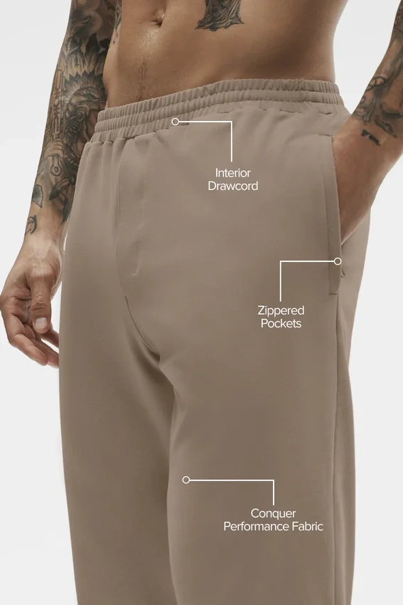 Pantaloni da jogging Conquer Max Performance - Gravel