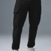 Pantaloni da jogging Edition in tessuto scamosciato - Nero