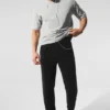 Pantaloni da jogging Micro Waffle Fast Break - Nero