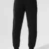Pantaloni da jogging Micro Waffle Fast Break - Nero