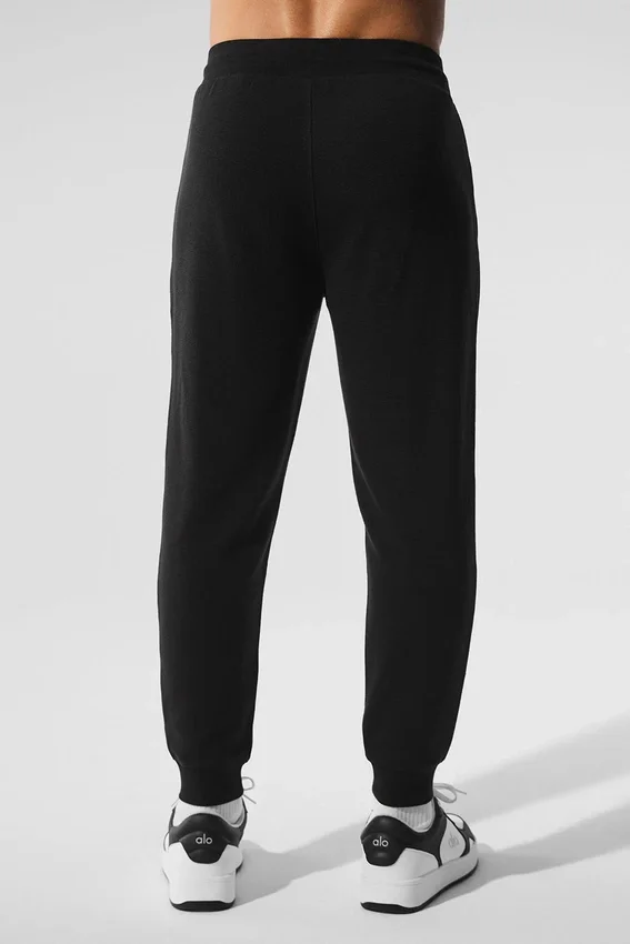 Pantaloni da jogging Micro Waffle Fast Break - Nero