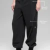 Pantaloni da jogging Retreat in pile polare High-Waist - Nero