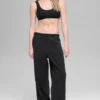 Pantaloni da jogging Retreat in pile polare High-Waist - Nero