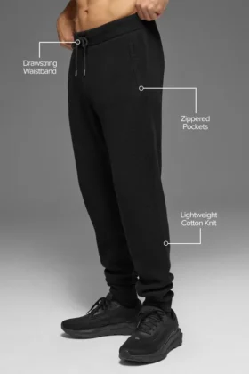 Pantaloni da jogging Sports Club – Nero