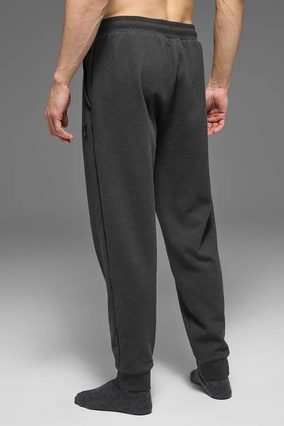 Pantaloni da jogging Waffle Lounge - Antracite