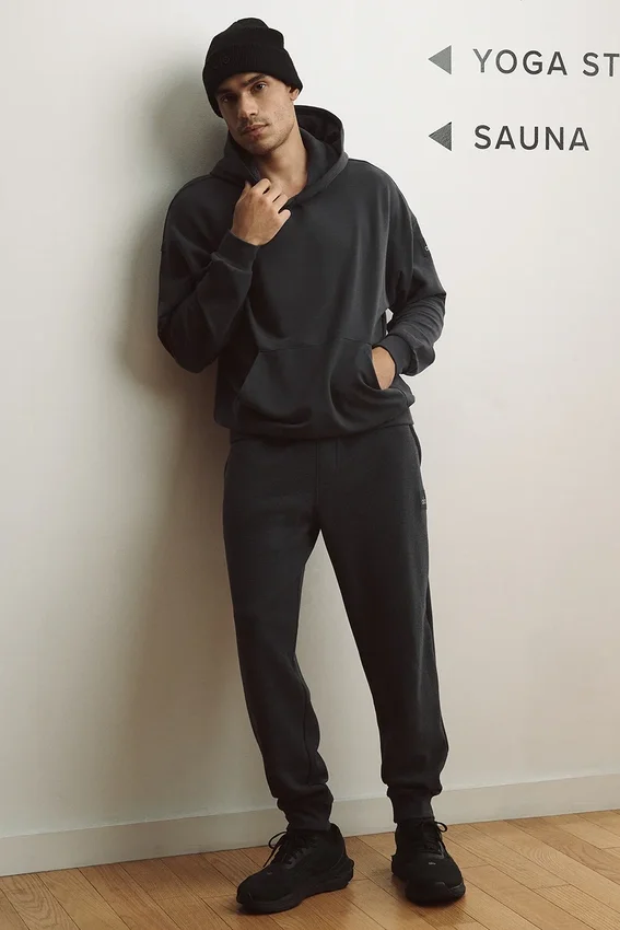 Pantaloni da jogging Waffle Lounge - Antracite