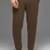Pantaloni da jogging Waffle Lounge - Espresso