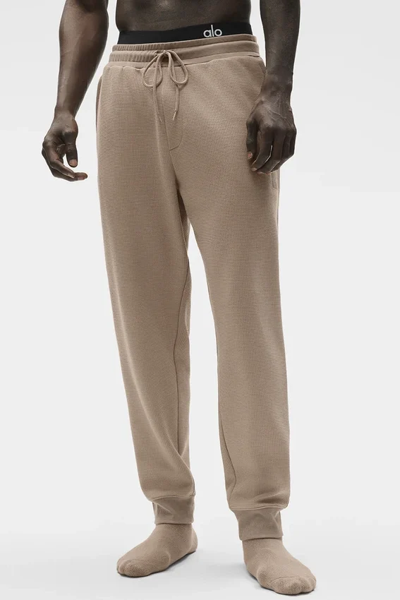 Pantaloni da jogging Waffle Lounge - Gravel