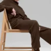 Pantaloni da jogging Waffle Weekend Escape - Espresso