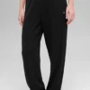 Pantaloni da jogging Waffle Weekend Escape - Nero