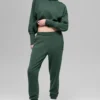 Pantaloni da jogging Waffle Weekend Escape - Verde trifoglio