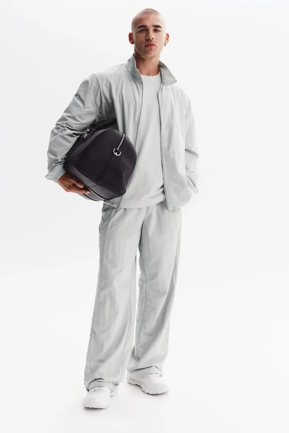 Pantaloni da track a gamba dritta Takeaway - Titanium