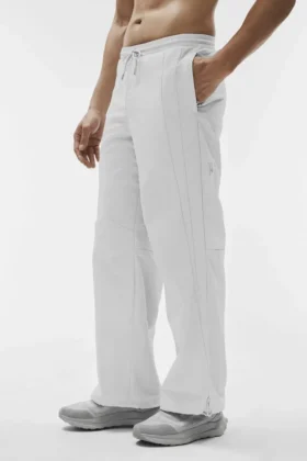 Pantaloni da track a gamba dritta Takeaway – Titanium