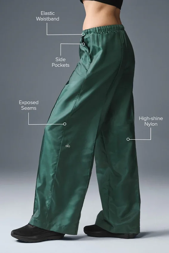Pantaloni da tuta a gamba larga Afterglow - Winter Ivy