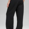 Pantaloni della tuta a gamba dritta gessati - Gessato nero