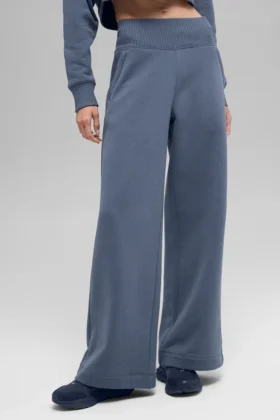 Pantaloni della tuta a gamba larga Serenity – Bluestone