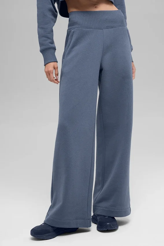 Pantaloni della tuta a gamba larga Serenity - Bluestone