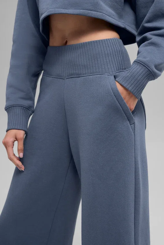 Pantaloni della tuta a gamba larga Serenity - Bluestone