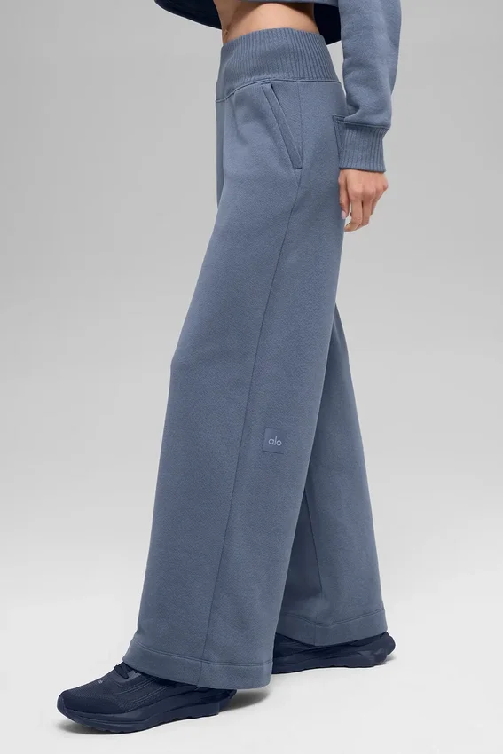 Pantaloni della tuta a gamba larga Serenity - Bluestone