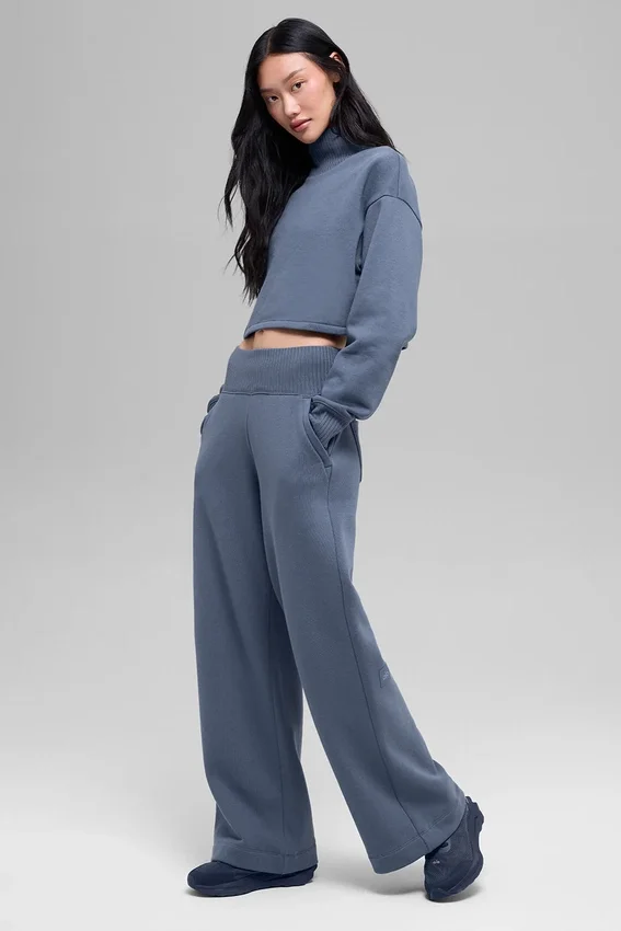 Pantaloni della tuta a gamba larga Serenity - Bluestone
