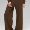 Pantaloni della tuta a gamba larga Serenity - Espresso