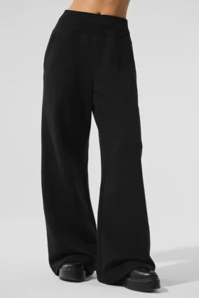 Pantaloni della tuta a gamba larga Serenity - Nero