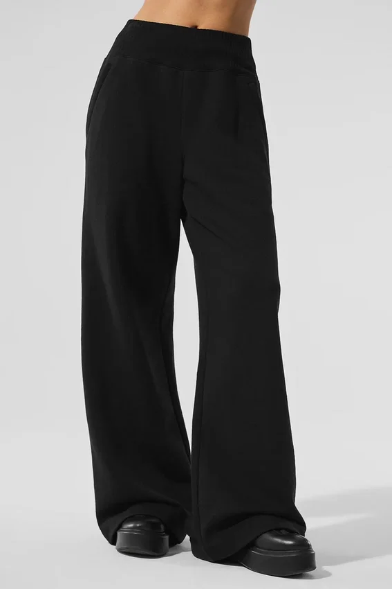 Pantaloni della tuta a gamba larga Serenity - Nero