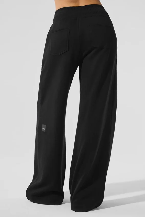 Pantaloni della tuta a gamba larga Serenity - Nero