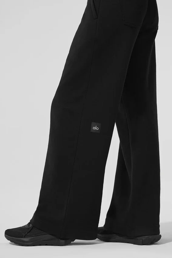 Pantaloni della tuta a gamba larga Serenity - Nero