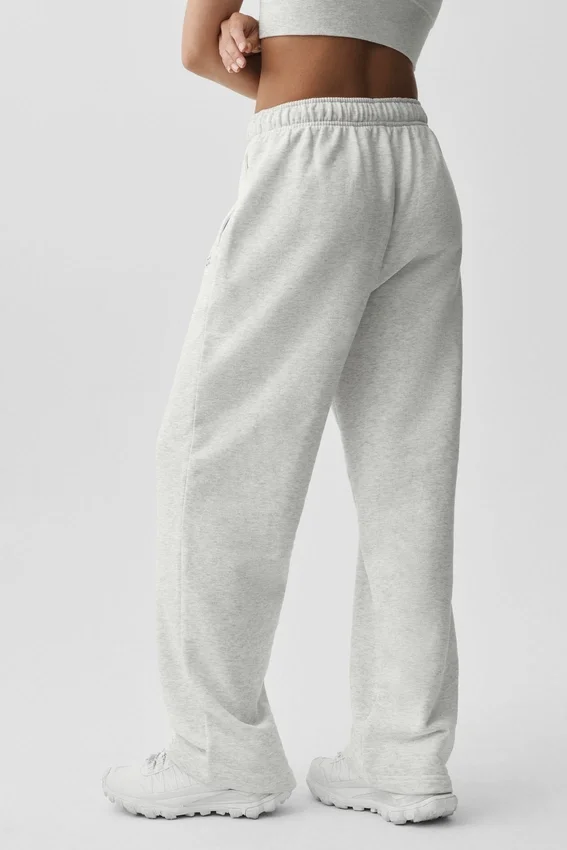 Pantaloni della tuta Accolade a gamba dritta - Bianco melange