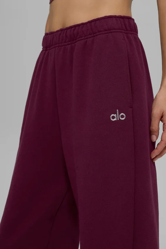 Pantaloni della tuta Accolade a gamba dritta - Borgogna