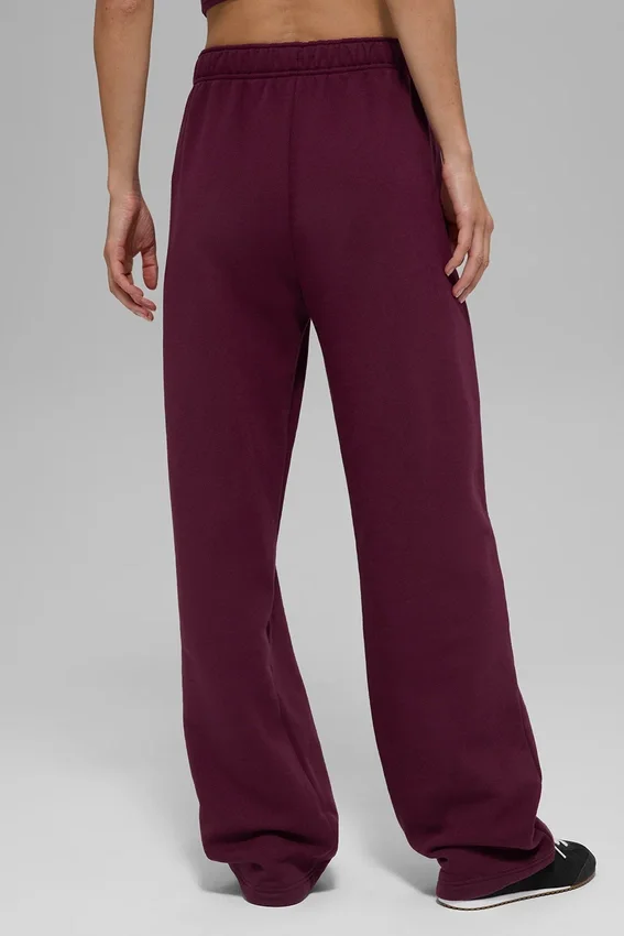 Pantaloni della tuta Accolade a gamba dritta - Borgogna