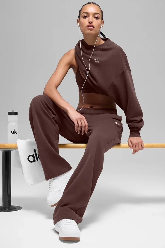 Pantaloni della tuta Accolade a gamba dritta - Brownstone